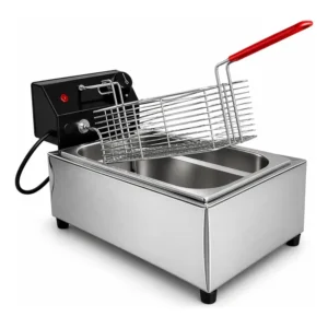 Fritadeira Elétrica 3l 3000w Inox Alta Potência 110v 220v