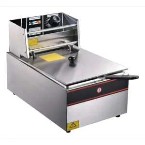 Fritadeira Elétrica Profissional SDN 6L 2500W Inox com Termostato e Cesto Removível
