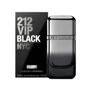 Perfume Masculino Carolina Herrera 212 Vip Black NYC Elixir EDP 50 ml