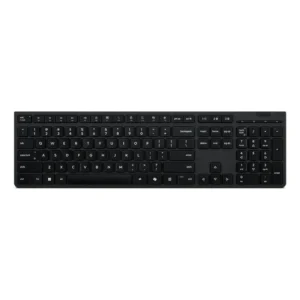 Teclado Lenovo Profissional Sem Fio Recarregável Cinza