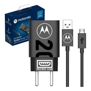 Motorola Carregador Original Turbo Power 20w Cabo Micro Usb