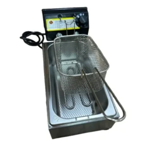 Fritadeira Elétrica Óleo Industrial Cuba 3l Inox Antchamas