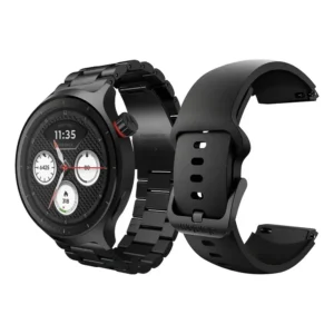 Smartwatch Moto Watch - Powered By Polar, Display Oled 1.4 De 47mm, Ip68, Gps, Pulseira 22mm, Microfone E Alto-falante - Preto
