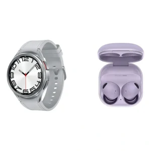 Galaxy Watch6 Classic LTE 47mm Prata + Galaxy Buds2 Pro Violeta
