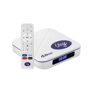 Receptor FTA Duosat Ijoy 4K Ultra HD IPTV com Wi-Fi - Branco