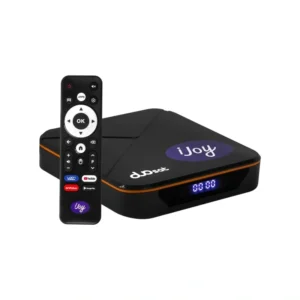 Receptor FTA Duosat Ijoy 4K Ultra HD IPTV com Wi-Fi – Preto