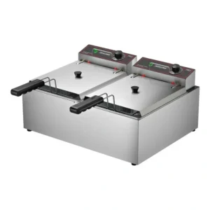 Fritadeira industrial elétrica Metalcubas FRCE10 10L aço inoxidável