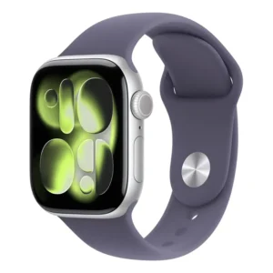 Apple Watch Series 11 GPS Cellular Caixa prateada de alumínio 42 mm Pulseira esportiva roxo-névoa - Distribuidor Autorizado