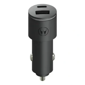 Carregador Veicular Motorola USB-A e USB-C Turbo Power 45w Sem Cabo