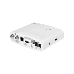 Receptor FTA athomics Aura Full HD com IPTV de 16MB eMMC 256MB de RAM - Branco