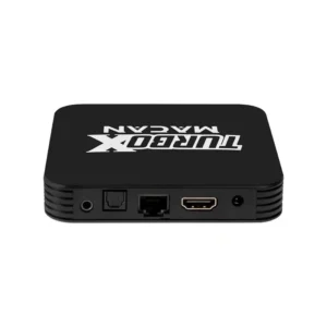Receptor FTA Audisat Turbo X Macan IPTV com Wi-Fi de 16GB 2GB RAM - Preto (1 Ano de Garantia)