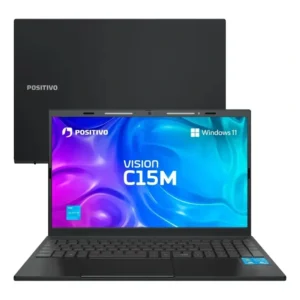 Notebook Positivo Vision C15m 4gb 128gb 15 Fhd W11 Cinza Cinza