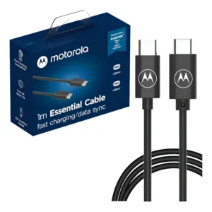 Motorola - Cabo Carregador 100% Original Tipo C Duplo Preto