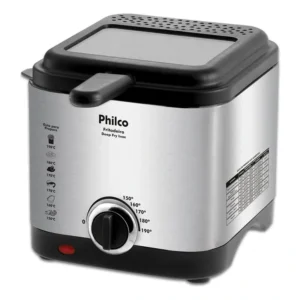 Fritadeira Deep Fry Com Óleo Inox 900w Philco 127v