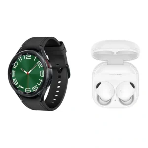 Galaxy Watch6 Classic 47mm Grafite + Galaxy Buds2 Pro Branco