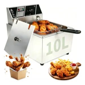 Fritadeira Elétrica Yjw Comercial Cuba 10l Antichamas Inox