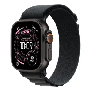 Apple Watch Ultra 3 GPS + Cellular • Caixa preta de titânio – 49 mm • Pulseira loop Alpina preta – G - Distribuidor Autorizado