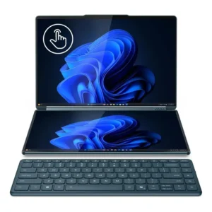 Notebook Lenovo Yoga Book 9 14iah10 Intel Core Ultra 7 255h 16gb 512gb Ssd Windows 11 14 Touch Screen - 83kj001tbr Tidal Teal