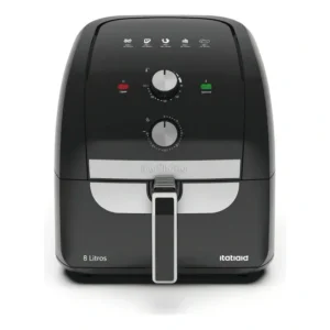 Fritadeira Elétrica Air Fryer Sem Óleo 8l Itatiaia Afita1003 Pretoprata