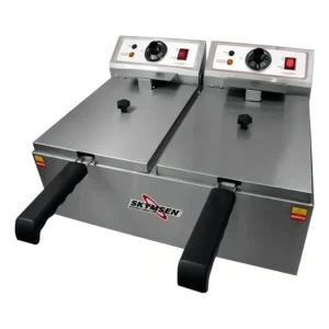 Fritadeira industrial elétrica Skymsen FED-20-N 10L aço inoxidável 50 Hz x 60 Hz