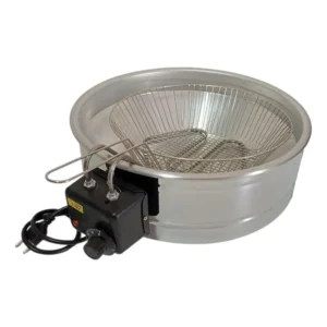 Fritadeira Elétrica Tacho Redonda 10 Litros Termostato 300