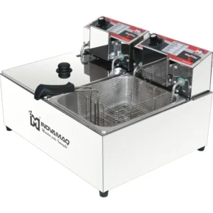 Fritadeira Elétrica Profissional 2 Cubas Fundas Fm-15l
