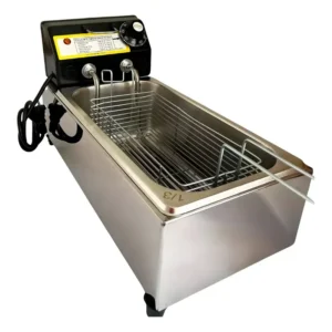 Fritadeira Industrial 2L Aço Inox Controle Temperatura