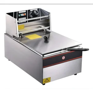 Fritadeira Elétrica Profissional 6l Inox C Tampa 220v