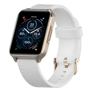 Smartwatch Motorola Watch 70 Rose Gold Google Fit Branco