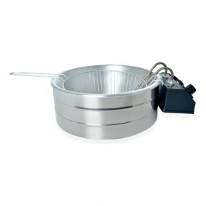 Fritadeira Elétrica 3 Litros Tacho Profissional Ctermostato Cor Cinza Voltagem