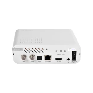 Receptor FTA athomics Inspire Lite Full HD com Wi-Fi- Branco Preto