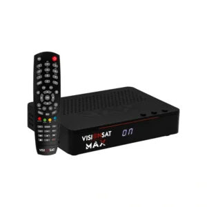 Receptor FTA Visionsat Max com Wi-Fi - Preto