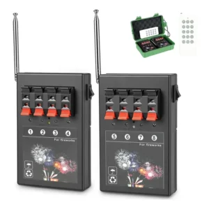 Acionador De Fogos Artificil Indoor Remoto Sem Fio 8 Canais