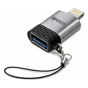 Adaptador Lightning Otg Premium Hrebos Usb Fêmea Para Iphone