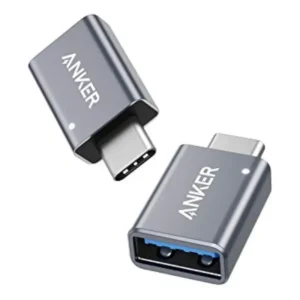 Adaptador otg USB-C para USB 3.0 (Tipo A) Anker (pacote com 2), adaptador usb tipo c, usb x usbc, Alta Velocidade 5Gbps para MacBook Pro, iPad Pro, Samsung, Dell XPS e Mais Disposi