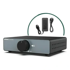 Amplificador A07 Max Tpa3255 Fonte 48v Preto-cinza 300w