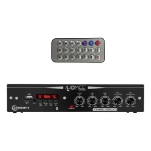 Amplificador Taramps THS 1800 Receptor Multicanal de 80W RMS, 4 Canais com Bluetooth e USB