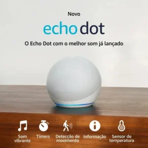 Assistente virtual Smart Speaker Echo Dot 5ª Geração B09B8VGCR8 com Alexa Amazon Bivolt