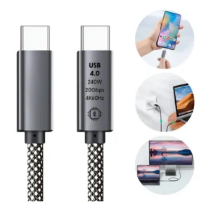 Cabo Carregador Turbo Pd 240w Usb-c 2m Fastcharge 4k 60hz