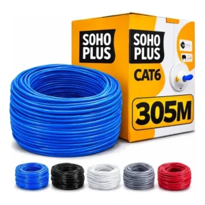 Cabo Rede Furukawa Soho Plus Cat6 305m Cmx Uutp Anti-chamas
