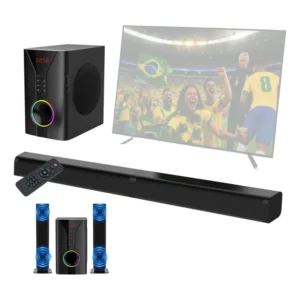 Caixa De Som Soundbar 400w Home Theater Subwoofer Bluetooth