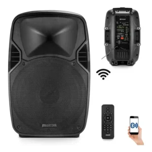 Caixa Som Ativa Pw-600 Wireless Connect Frahm 600w Rms Bt Cor Preto