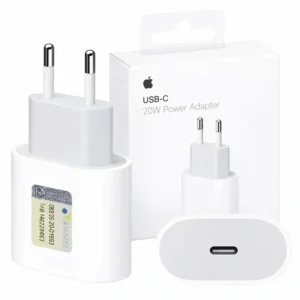 Carregador Adaptador Usb-c De 20w Para iPhone Apple Branco