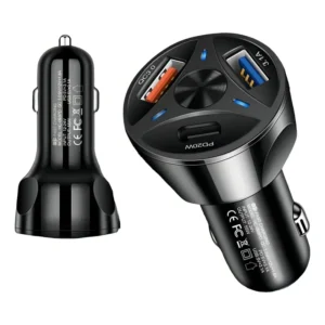 Carregador De Celular Para Carro Turbo Quick Charger 3.0 Cor Preto