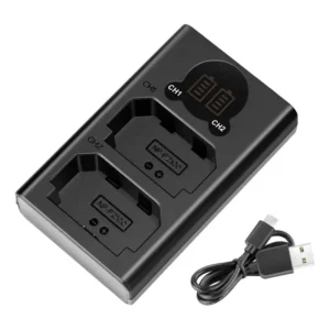 Carregador Duplo Neewer Para Bateria Sony Np-fz100 Preto