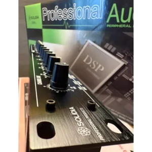 Crossover Analogico Divisor Frequência Profissional Audio Som 3 ou 2 Vias Estereo, 4 Vias Mono Sub Graves Médios Agudos Ajuste Corte Painel Aluminum Reforçado Escovado Preto Rack 1