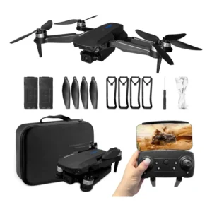 Drone E88 Plus Profissional Câmera Aérea Brushless 2 Bateria