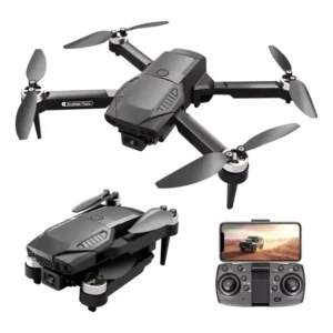 Drone F198 Com Câmera 4K HD Cor Preto Conexão 2.4ghz 1 Bateria Voo Aprimorado Acrobacias 360 Altitude Estavel Motor Sem Escova