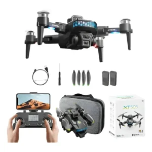 Drone Profissional Xt505 Dobrável Estável Iniciante 2bateria