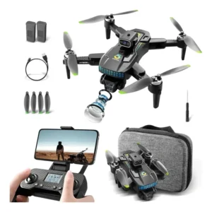 Drone Profissional Xt505 Dual Cam 4k 2 Baterias Brushless Cor Preto